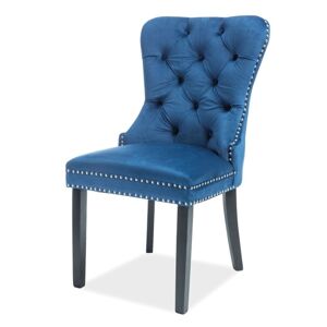 Jídelní židle OEGEST modrá/černá