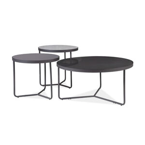 Konferenční stolek ORTIMADO šedá/černá