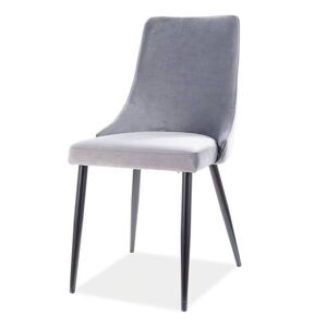 Jídelní židle PAONU šedá/černá