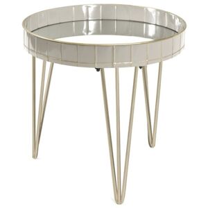 Přístavný stolek REWA 2 šedá