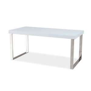 Konferenční stolek RUSO bílá/chrom