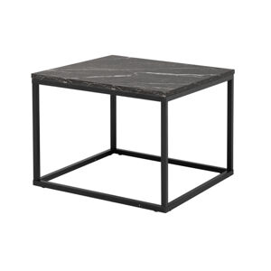 Přístavný stolek RUSSA 1 černý mramor