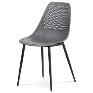 Sconto Jídelní židle SALLY šedá/černá