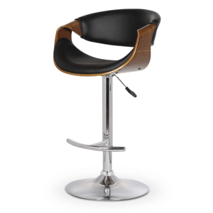 Barová židle SCH-100 ořech/černá