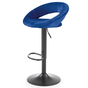 Barová židle SCH-102 tmavě modrá