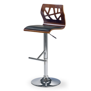 Barová židle SCH-34 ořech/chrom