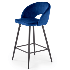 Barová židle SCH-96 tmavě modrá