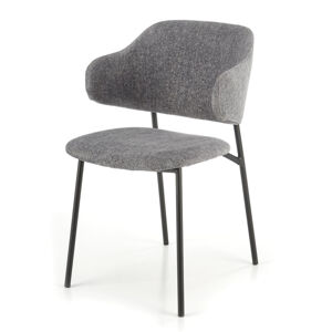 Jídelní židle SCK-497 šedá/černá