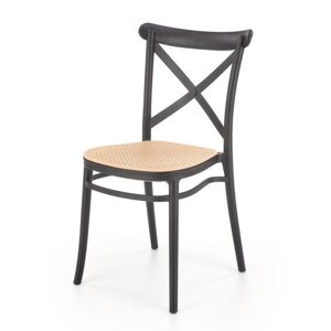 Jídelní židle SCK-512 černá/hnědá