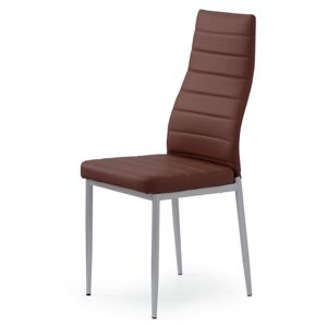 Jídelní židle SCK-70 tmavě hnědá/šedá