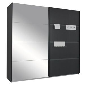 Šatní skříň SHEA II šedá, šířka 181 cm