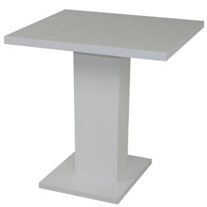 Jídelní stůl SHIDA bílá, šířka 90 cm