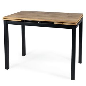 Jídelní stůl SIG-GD017 dub artisan/černá