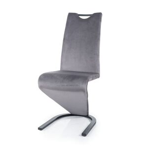 Jídelní židle SIGH-090 šedá/černá