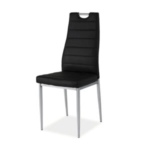 Jídelní židle SIGH-260 černá/chrom