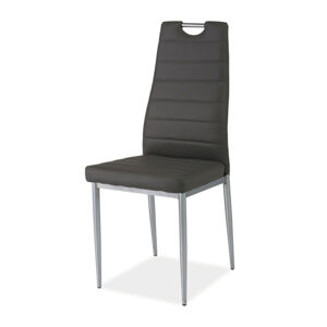 Jídelní židle SIGH-260 šedá/chrom