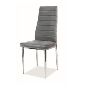 Jídelní židle SIGH-261 II šedá/chrom