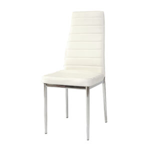 Jídelní židle SIGH-261 bílá/chrom