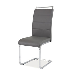Jídelní židle SIGH-441 II šedá/chrom