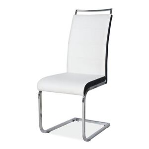 Jídelní židle SIGH-441 II bílá/chrom