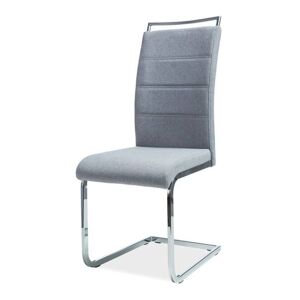 Jídelní židle SIGH-441 šedá/chrom