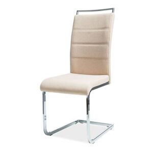 Jídelní židle SIGH-441 béžová/chrom
