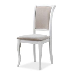 Jídelní židle SIGMN-SC béžová/bílá