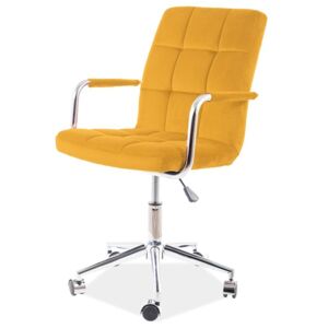 Kancelářská židle SIGQ-022 žlutá