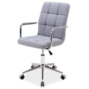 Kancelářská židle SIGQ-022 světle šedá
