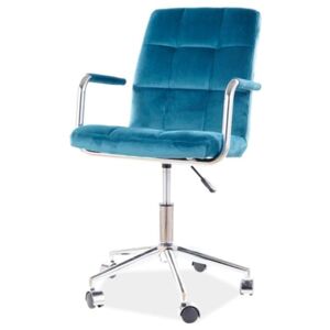 Kancelářská židle SIGQ-022 tyrkysová