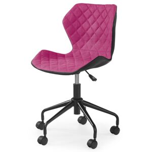 Dětská židle SUZAAN 2 růžová/černá