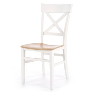 Jídelní židle TETTA dub medový/bílá