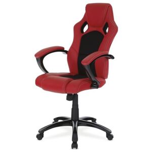 Sconto Kancelářská židle TIMO červená/černá