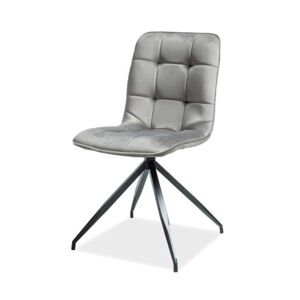 Jídelní židle TIXU 1 šedá/černá