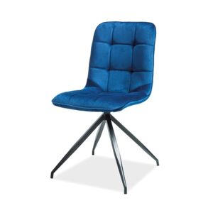 Jídelní židle TIXU 1 námořnická modrá/černá