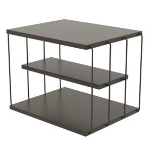 Přístavný stolek TLOS antracit/černá