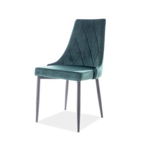 Jídelní židle TRAX zelená/černá