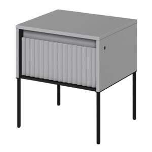 Noční stolek TREND TR-10 šedá/černá