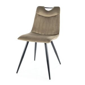 Jídelní židle URFI olivová/černá