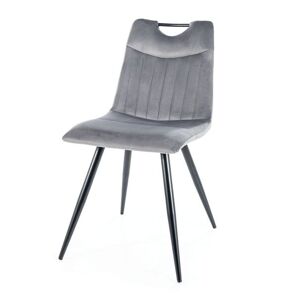 Jídelní židle URFI šedá/černá