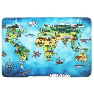 Sconto Dětský koberec WORLD MAP vícebarevná, 110x160 cm